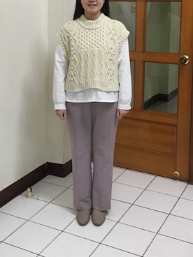 「North Object（ノースオブジェクト）のアイテム」を使った、Sophiaさん（レディース・149cm）の冬コーディネート