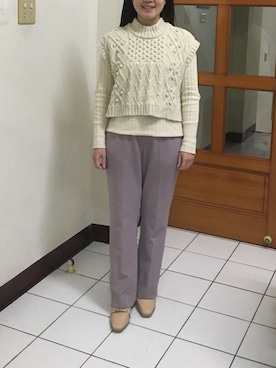 「North Object（ノースオブジェクト）のアイテム」を使った、Sophiaさん（レディース・149cm）の冬コーディネート