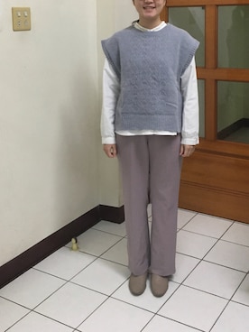 「North Object（ノースオブジェクト）のアイテム」を使った、Sophiaさん（レディース・149cm）の冬コーディネート