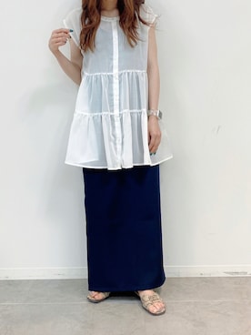 fifthスタッフさん（レディース・150cm）の夏コーディネート
