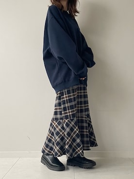 fifthスタッフさん(レディース・150cm)の秋コーディネート