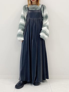 「fifth（フィフス）のアイテム（トップス）」を使った、fifthスタッフさん（レディース・150cm）の冬コーディネート