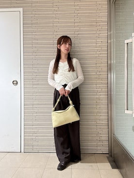 「おでかけ」｜Maiさん（レディース・156cm）の秋コーディネート