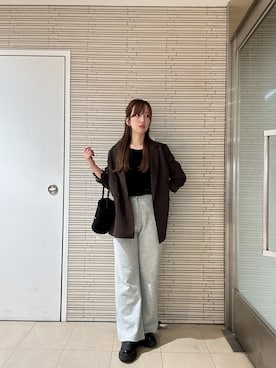 「SENSE OF PLACE by URBAN RESEARCH（センスオブプレイスバイアーバンリサーチ）のアイテム（Tシャツ/カットソー）」を使った、Maiさん（レディース・156cm）の秋コーディネート