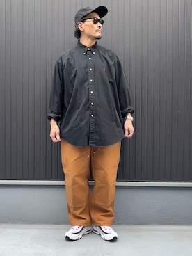 「Carhartt（カーハート）のアイテム」を使った、Ko_Seさん（メンズ・173cm）の春コーディネート