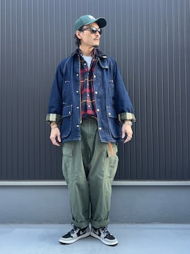 「アイテム（ヘアアクセサリー）」を使った、Ko_Seさん（メンズ・173cm）の冬コーディネート