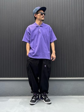 「アイテム（キャップ）」を使った、Ko_Seさん（メンズ・173cm）の夏コーディネート
