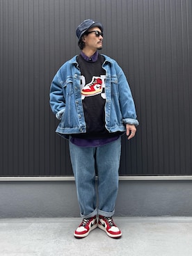 「Levi's（リーバイス）のアイテム（パンツ）」を使った、Ko_Seさん（メンズ・173cm）の春コーディネート