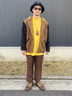 「masterkey（マスターキー）のアイテム（ジャケット/アウター）」を使った、Ko_Seさん（メンズ・173cm）の冬コーディネート