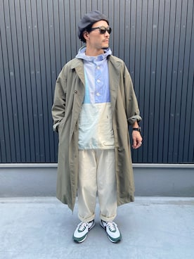 「halo commodity（ハロ　コモディティー）のアイテム（ハンチング/ベレー帽）」を使った、Ko_Seさん（メンズ・173cm）の秋コーディネート