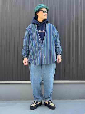 「アイテム（ヘアゴム）」を使った、Ko_Seさん（メンズ・173cm）の冬コーディネート