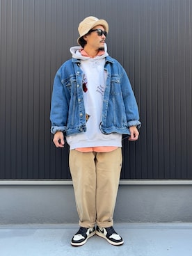 「STUSSY（ステューシー）のアイテム」を使った、Ko_Seさん（メンズ・173cm）の冬コーディネート