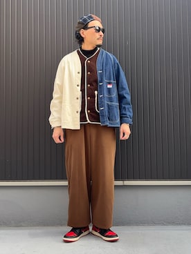 「Lee（リー）のアイテム」を使った、Ko_Seさん（メンズ・173cm）の冬コーディネート