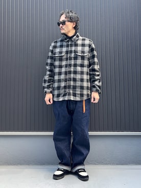 「アイテム（ヘアゴム）」を使った、Ko_Seさん（メンズ・173cm）の冬コーディネート