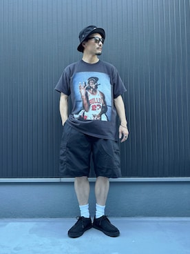 「バケットハット」｜Ko_Seさん（メンズ・173cm）の夏コーディネート