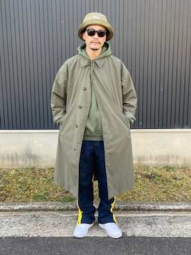 「BEAMS（ビームス）のアイテム（その他アウター）」を使った、Ko_Seさん（メンズ・173cm）の冬コーディネート