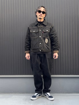 「アイテム（ヘアゴム）」を使った、Ko_Seさん（メンズ・173cm）の冬コーディネート