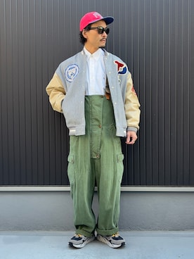 「アイテム（ヘアアクセサリー）」を使った、Ko_Seさん（メンズ・173cm）の冬コーディネート