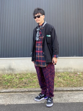 「BEAMS（ビームス）のアイテム（財布/小物）」を使った、Ko_Seさん（メンズ・173cm）の秋コーディネート
