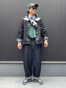 「Lee（リー）のアイテム（パンツ）」を使った、Ko_Seさん（メンズ・173cm）の春コーディネート