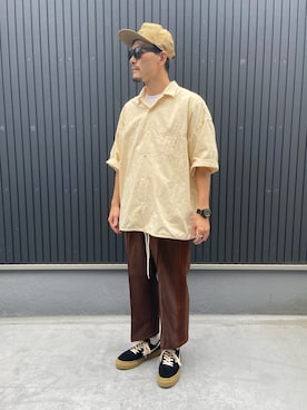 「Stepney Workers Club（ステファニーワーカーズクラブ）のアイテム」を使った、Ko_Seさん（メンズ・173cm）の秋コーディネート