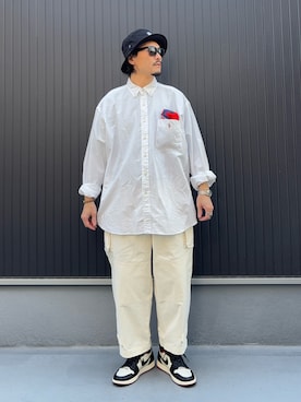 「アイテム（バンダナ/スカーフ）」を使った、Ko_Seさん（メンズ・173cm）の秋コーディネート