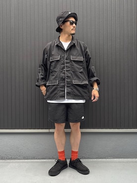 「アイテム（モカシン/デッキシューズ）」を使った、Ko_Seさん（メンズ・173cm）の秋コーディネート