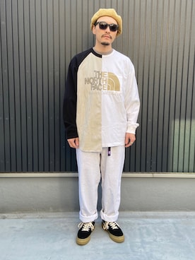 「Stepney Workers Club（ステファニーワーカーズクラブ）のアイテム」を使った、Ko_Seさん（メンズ・173cm）の春コーディネート