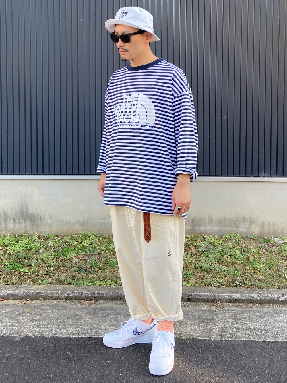 stussy CPOジャケット カジュアルコーデ 美品 汚れなし stussy CPOジャケット カジュアルコーデ 美品 汚れなし