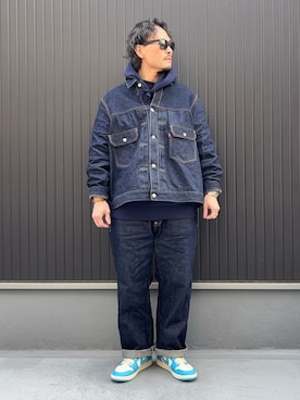 「Levi's（リーバイス）のアイテム（パンツ）」を使った、Ko_Seさん（メンズ・173cm）の冬コーディネート
