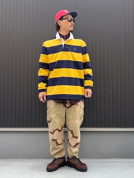 「Timberland（ティンバーランド）のアイテム」を使った、Ko_Seさん（メンズ・173cm）の春コーディネート