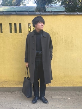 「BEAUTY&YOUTH UNITED ARROWS（ビューティーアンドユースユナイテッドアローズ）のアイテム（その他アウター）」を使った、ぷさん（メンズ・164cm）の冬コーディネート