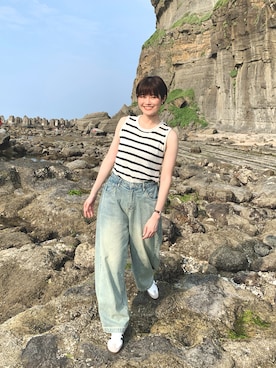 「ATTENTION（アテンション）のアイテム」を使った、Kaoriさん（レディース・167cm）の春コーディネート