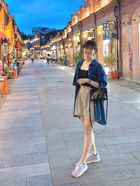 「NEWBALANCE」｜「アイテム（腕時計）」を使った、Kaoriさん（レディース・167cm）の春コーディネート