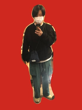 「e.sen（イーセン）のアイテム」を使った、sunさん（メンズ・160cm）の冬コーディネート