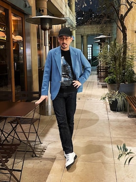 「Danner（ダナー）のアイテム（ブーツ）」を使った、吉岡 レオさん（メンズ・175cm）の春コーディネート