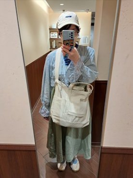 「ショート丈トップス」｜ぬーさん（レディース・162cm）の秋コーディネート
