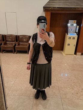 「Ray BEAMS（レイビームス）のアイテム」を使った、ぬーさん（レディース・162cm）の春コーディネート