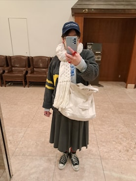 「BEAMS BOY（ビームスボーイ）のアイテム（トップス）」を使った、ぬーさん（レディース・162cm）の春コーディネート