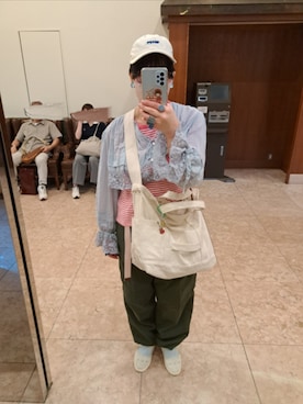 「BEAMS BOY（ビームスボーイ）のアイテム」を使った、ぬーさん（レディース・162cm）の夏コーディネート