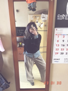 「西裝外套」｜培333さん（レディース・153cm）の冬コーディネート