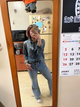 「西裝外套」｜培333さん（レディース・153cm）の秋コーディネート
