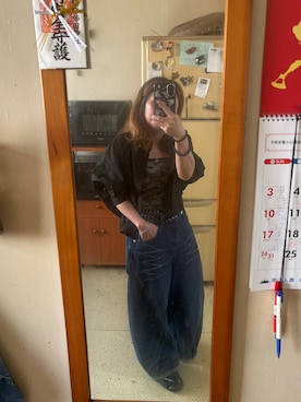「NET（ネット）のアイテム」を使った、培333さん（レディース・153cm）の春コーディネート