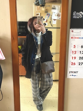 「西裝外套」｜培333さん（レディース・153cm）の春コーディネート