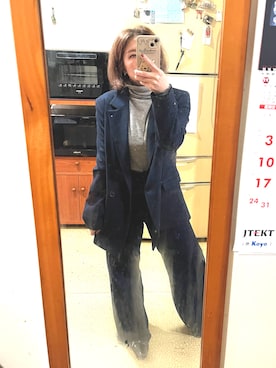 「PULL&BEAR（プルアンドベア）のアイテム（ジャケット/アウター）」を使った、培333さん（レディース・153cm）の冬コーディネート
