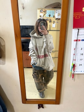 「アイテム（チノパンツ）」を使った、培333さん（レディース・153cm）の秋コーディネート