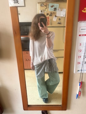 「無（ム）のアイテム」を使った、培333さん（レディース・153cm）の夏コーディネート