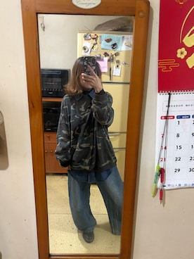 「oversize」｜培333さん（レディース・153cm）の冬コーディネート