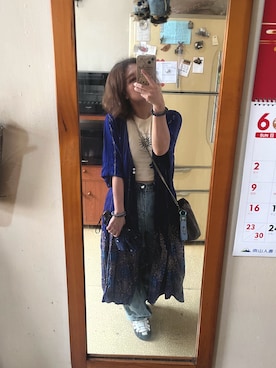 「PULL&BEAR（プルアンドベア）のアイテム（トップス）」を使った、培333さん（レディース・153cm）の夏コーディネート