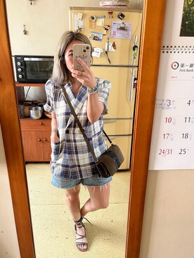 「西裝外套」｜培333さん（レディース・153cm）の夏コーディネート